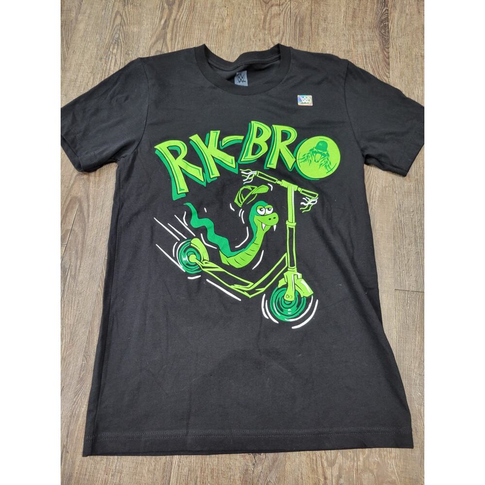 RK-Bro Randy Orton Matt Riddle Scooter Mens Size S T-shirt WWE WWF Black